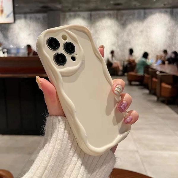 White TPU cream shell