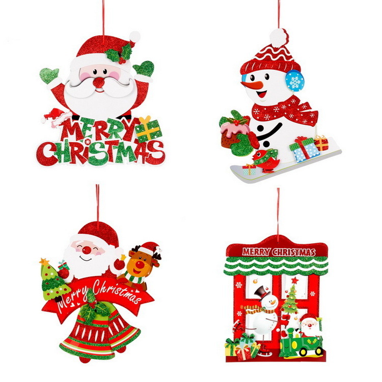 Navidad guirnalda Navidad decoración suministros colgante Holiday Mall Hotel tienda decoración adornos al por mayor