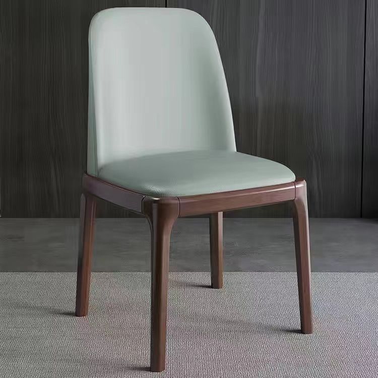 無垢材のダイニングチェア、軽くて豪華なダイニングテーブルと椅子、家庭用のシンプルでモダンな北欧レストランのソフトパッケージスツール、ダイニングテーブルと椅子、背もたれ椅子|undefined