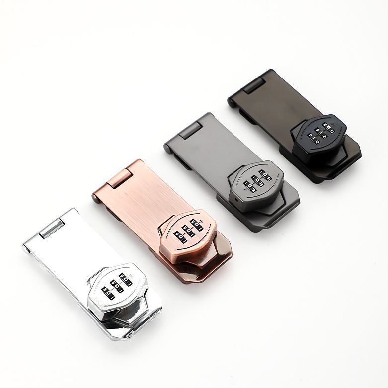 Cerradura de contraseña cerradura de refrigerador sin perforaciones cerradura de cajón antirrobo cerradura de gabinete abierta doble cerradura de gabinete de archivo cerradura de puerta corredera