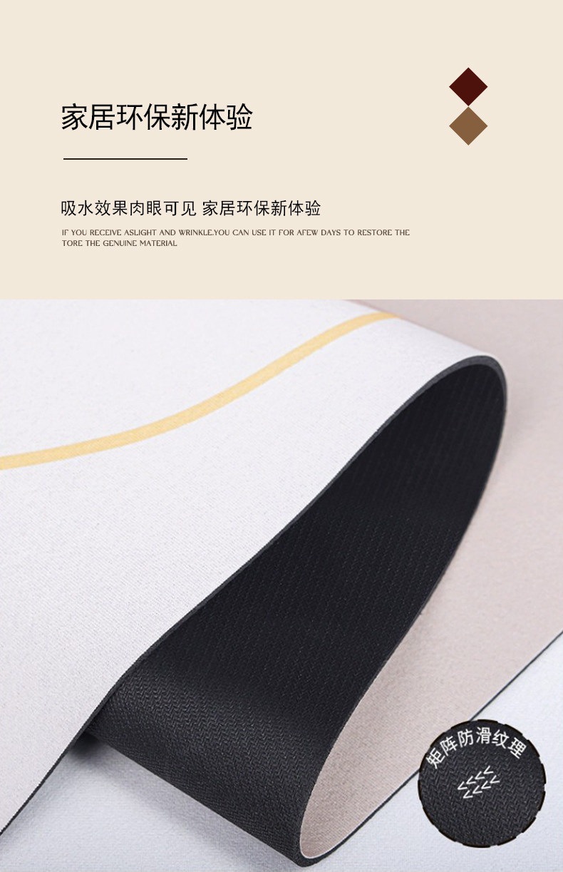 Cross-border Christmas decoration bathroom mat, quick-drying, wear-resistant, non-slip mat for bathroom entrance, diatomite absorbent foot mat