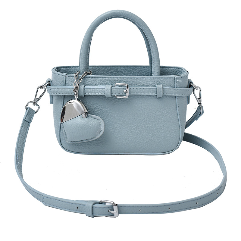 Bolso Tote de diseño de nicho 2025 verano nuevo estilo bolso de hombro con patrón de lichi bolso de mensajero de amor de moda mujer