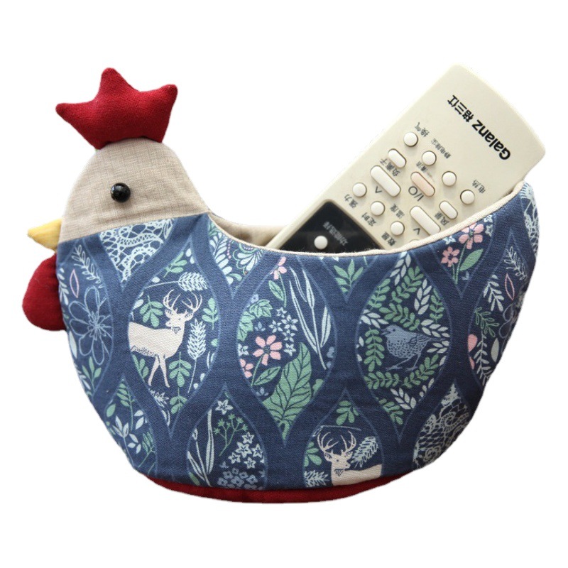 Patchwork DIY bordado material hecho a mano paquete impreso tela de algodón principiante almacenamiento cesta patchwork muñeca pollo