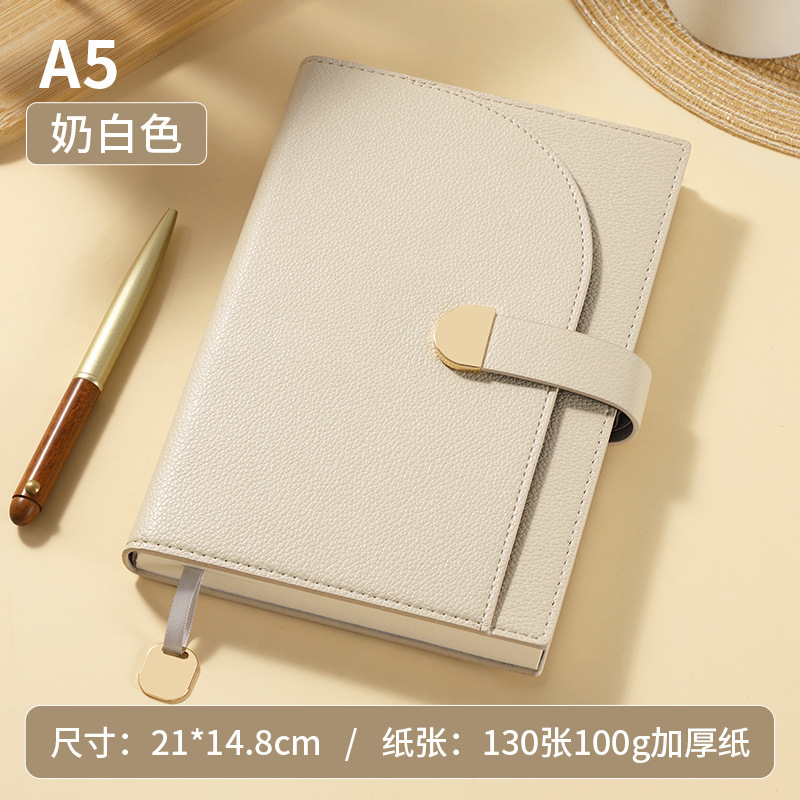 商务简约高档笔记本加厚皮面记事本批发定制广告高颜值礼盒日记本|undefined