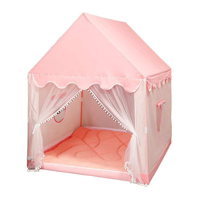 Tiendas de campaña para niños, cabaña de princesa interior, casa de juegos de ensueño para niños y niñas, regalos de cumpleaños para bebés, juguetes, castillo image 6