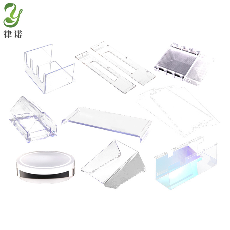 透明PC板材加工PVC亚克力聚碳酸酯高强度塑料板雕刻抛光折弯标牌