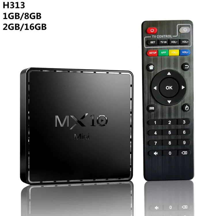 MX10 mini set-top box Android 10 Quanzhi H313 HD smart electric box 2G/16G tvbox