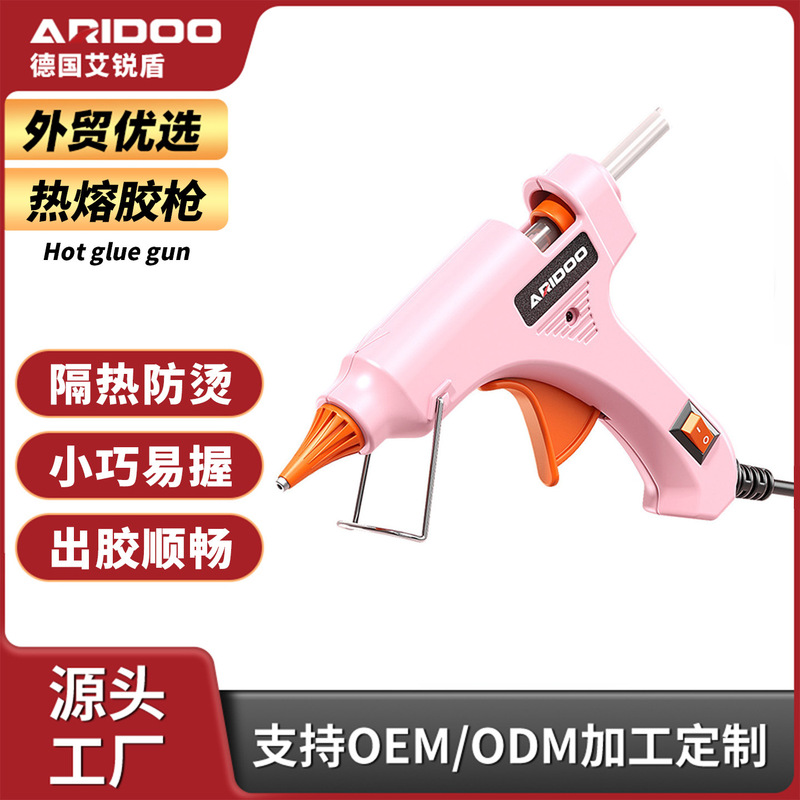 Hot Melt Glue Gun Household Kidsren DIY Handmade Hot Melt Glue Gun Strong High Viscosity Glue Stick 7mm Glue Strip Hot Melt Gun