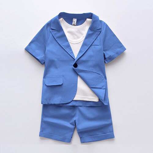 new style. Children's suit, summer two-piece suit, boy's performance clothing, dress, program host performance clothing