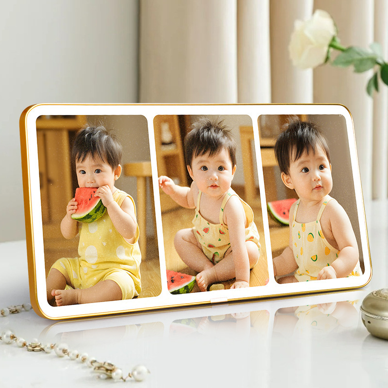 Crystal Table Setting, Palace Grids Photo Frame, Table Setting, Photo Washing, Customized Photo Printing, Crystal Photo Album Production