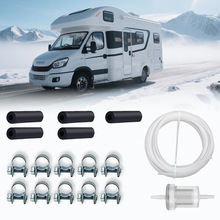 油管套装油滤热泵迷你卡箍导热油驻车加热器油路9-11mm新品换热