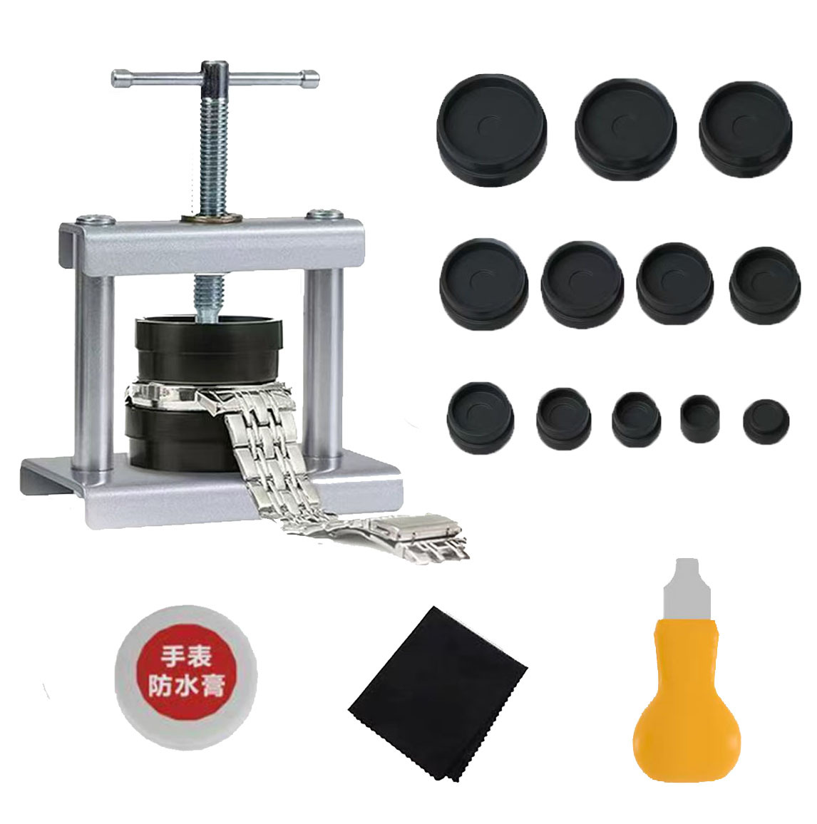 Watch repair tool capping machine set watch repair back cover capping machine watch capping device simple screw capping machine