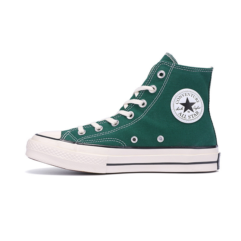 Dark green high top. it is recommended to take one size smaller
