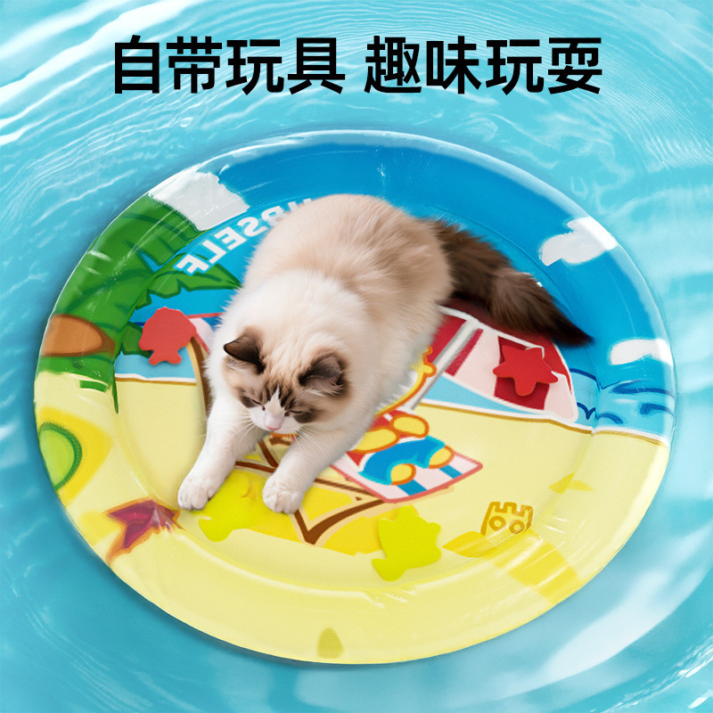 ペットウォーターベッド猫水充填アイスマット猫傷防止夏猫マット猫の巣猫マット夏の氷の巣睡眠マット|undefined