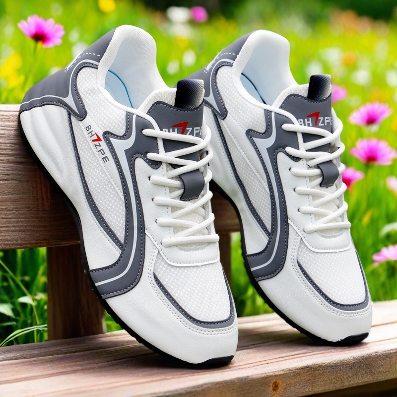[Store Hot Sale] Men's Shoes 2025 Spring and Summer Breathable Mesh Shoes Men's Casual Forrest Gump Trendy Sports Shoes Anti