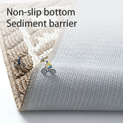 Cross-border Nordic style polypropylene entrance door floor mats household entrance door mats wear-resistant anti-slip mats entrance dust removal mats