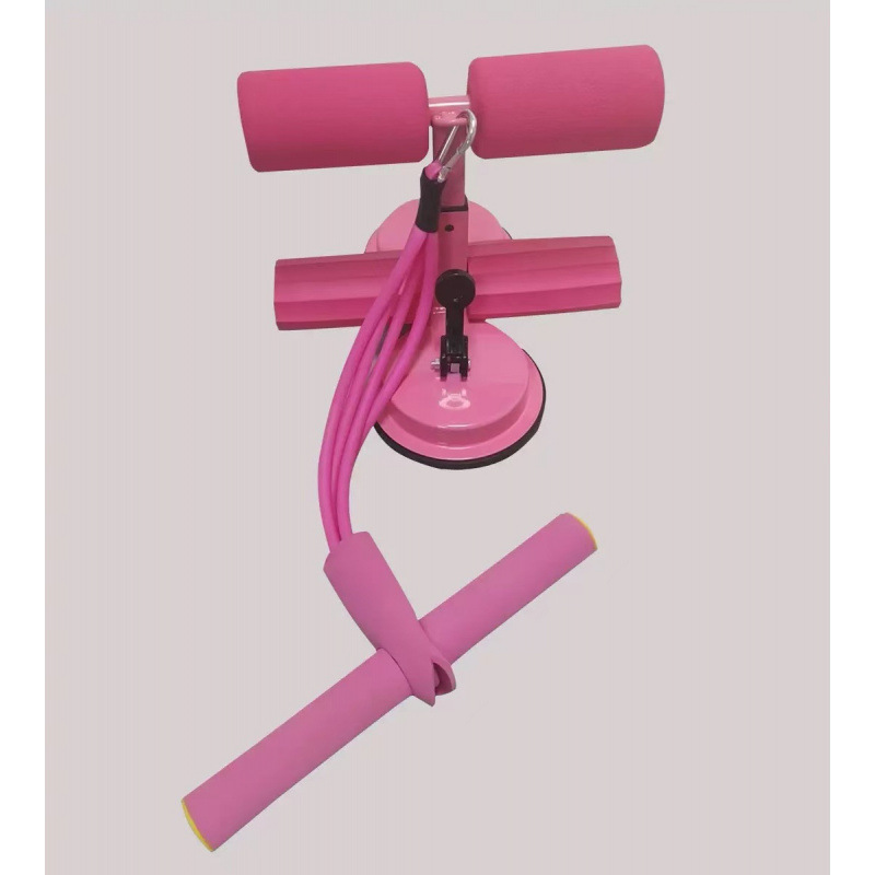 仰卧起坐辅助器拉绳款吸盘式腹肌训练器多功能运动健身器家用燃脂|undefined