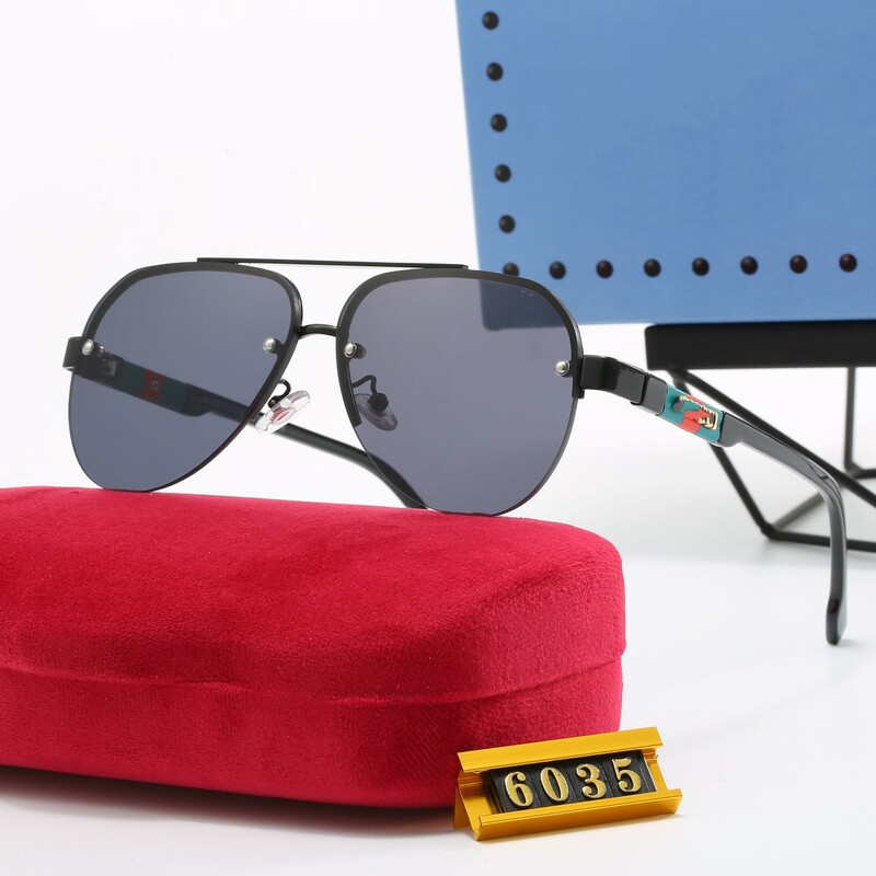 European and American Overseas New Large-Frame Sunglasses for Men and Women Street Photography Sunglasses Classic Travel Fashion Glasses Export 6035 European and American Overseas New Large-Frame Sunglasses for Men and Women Street Photography Sunglasses Classic Travel Fashion Glasses Export 6035