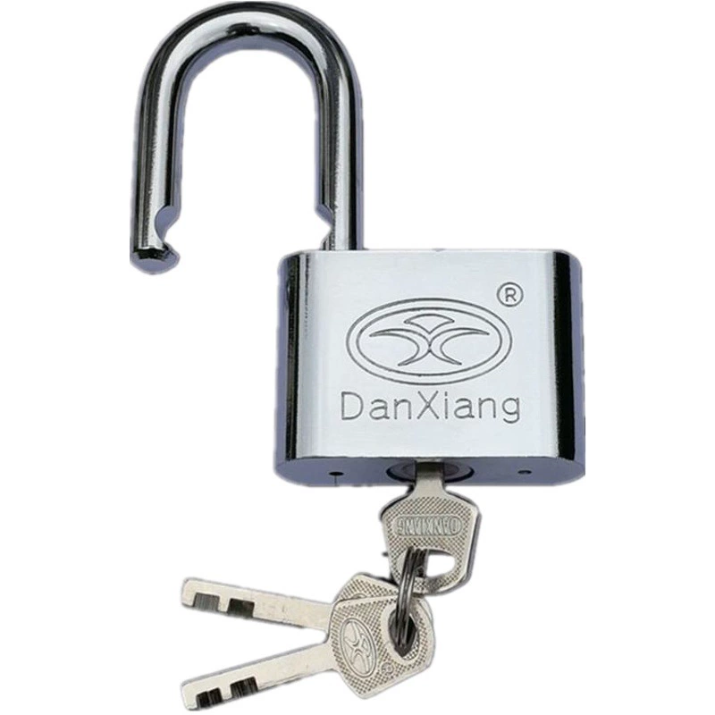 Источник завод Противоугонный замок с лезвием одиночный открытый игровой замок Противоугонный белый стальной открытый замок независимый замок