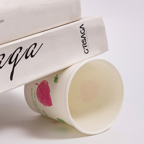 50 disposable paper cups, thickened 250ml virgin wood pulp water cup, coffee juice, milk tea, hot drink cup wholesale