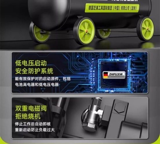 Oil-free low-noise air compressor, small 220v high-power air compressor for woodworking and high-pressure painting, in stock