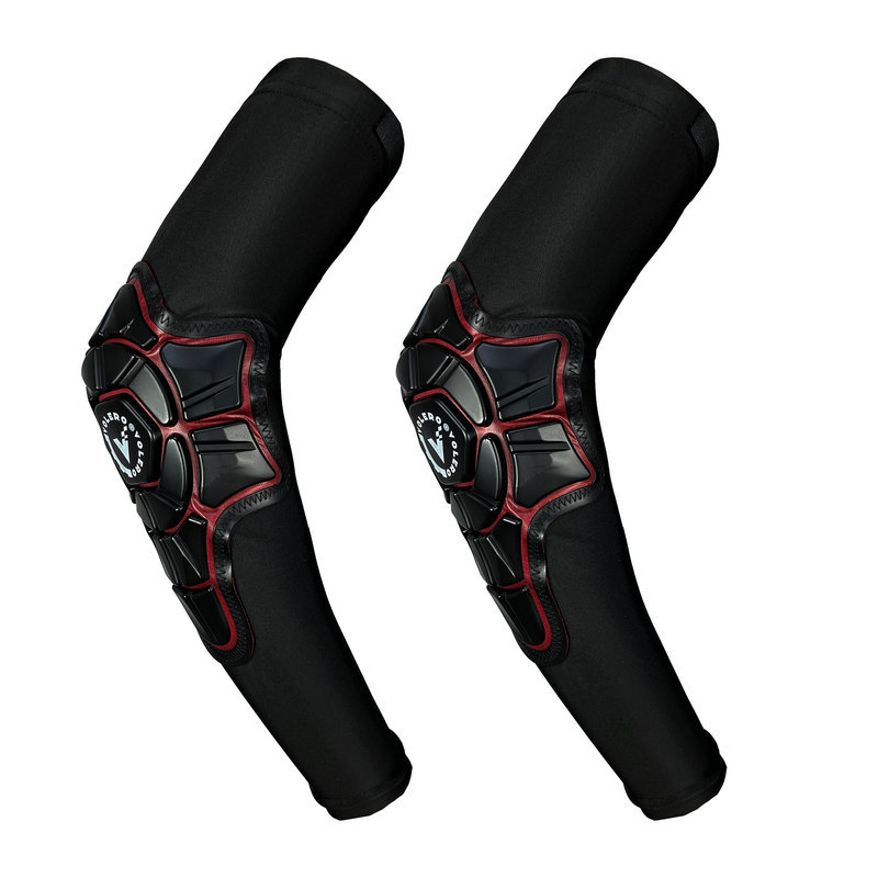 VOLERO motocicleta que monta la manga protectora del hielo de protección solar anti-colisión codo guardia brazo Transpirable Alta elástica de silicona antideslizante