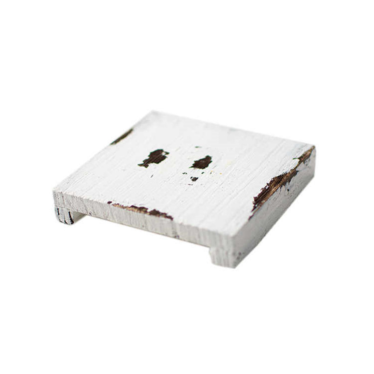 Madera maciza pequeña tabla de cortar estilo retro hermosa comida foto bandeja rectangular de madera apenada estera de té de madera accesorios de fotografía