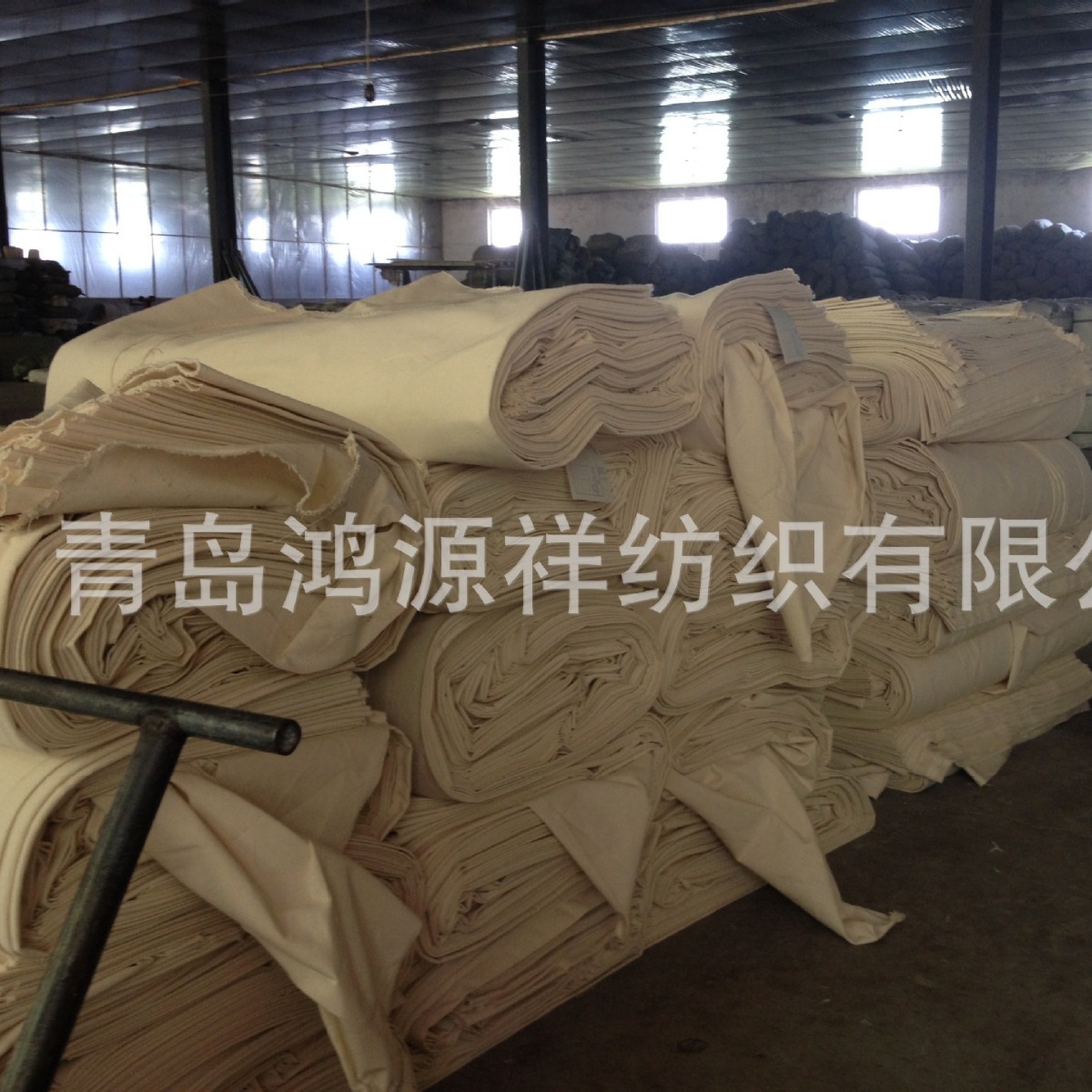 纯棉帆布鞋帽箱包面料c10/2X10/2 45X26 63'' 平纹珠帆坯布