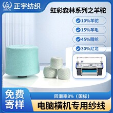 秋冬毛衣机面料圈圈纱线帽子北极绒羊驼拉毛纱线 雪尼尔花式纱线