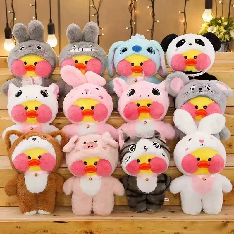 Cute plush dolls collection with adorable animals and bears, 8-inch soft stuffed toys