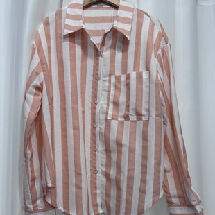 �l�yZA�������r��Women Striped Linen Shirt