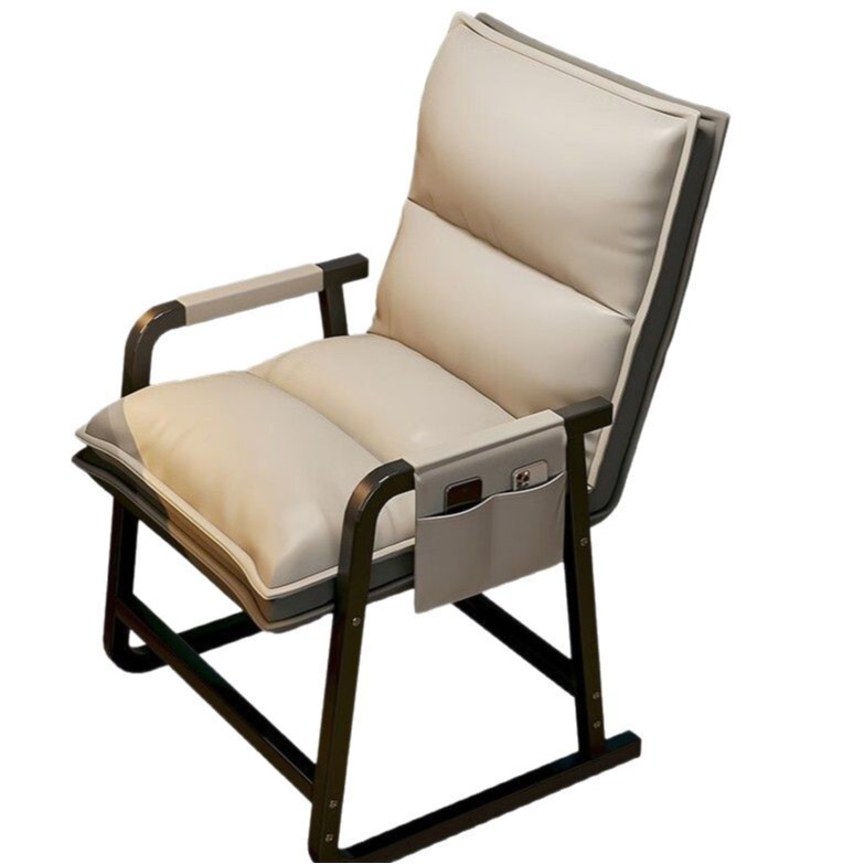 Silla para computadora, cómoda silla sedentaria para el hogar, dormitorio de estudiantes, silla perezosa, silla de oficina plegable simple para la siesta