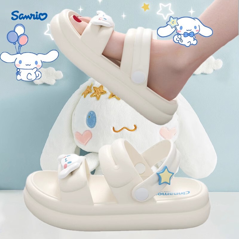 Yugui Dog Slippers Women's 2025 New Summer Outfit Household Thick-soled Indoor Non-slip Sanrio Beach Sandals