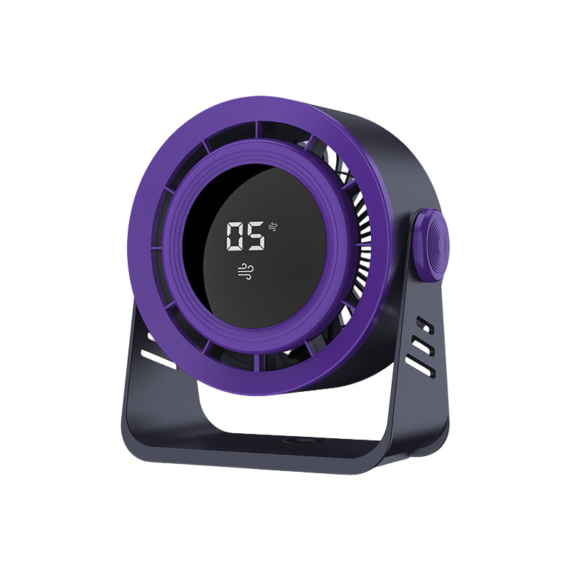 Ventilador de escritorio USB recargable, ventilador sin aspas de alta velocidad y potencia