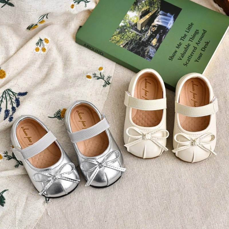 Baby Shoes Female Baby Soft Sole Toddler Shoes 2025 Spring & Fall New Small Leather Shoes Infant Small Fragrance Princess Shoes