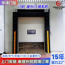 海绵门封物流装卸货口提升门外贸跨境保温防撞耐磨伸缩式机械门封