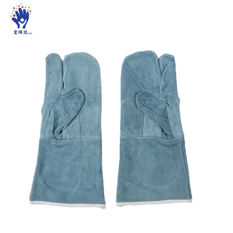 精选防溅防高温 电焊专用 劳保牛皮手套烧焊防割抗磨弧焊防烫抗磨