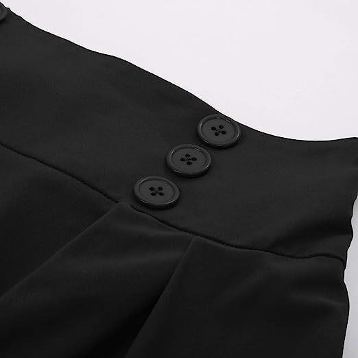 Women's Clothing High-Waisted Pleated Midi Skirt For Women Solid Color Spring Autumn Style Full Skirt_ecoleips.com