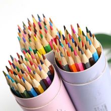小学生彩色铅笔儿童套装绘画文具243648色画画笔美术彩色铅笔批发