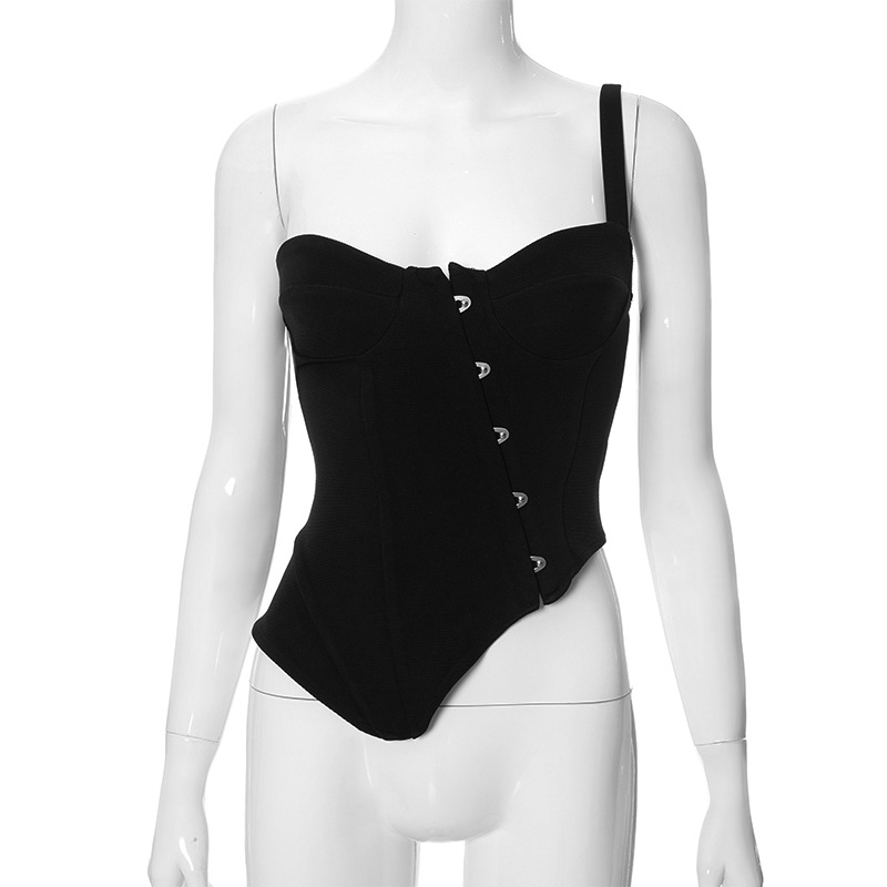 K23TP573 transfronteriza estilo de moda superior europeo y americano ropa de mujer vientre contratación corte corsé medias hebilla de acero corsé image 7