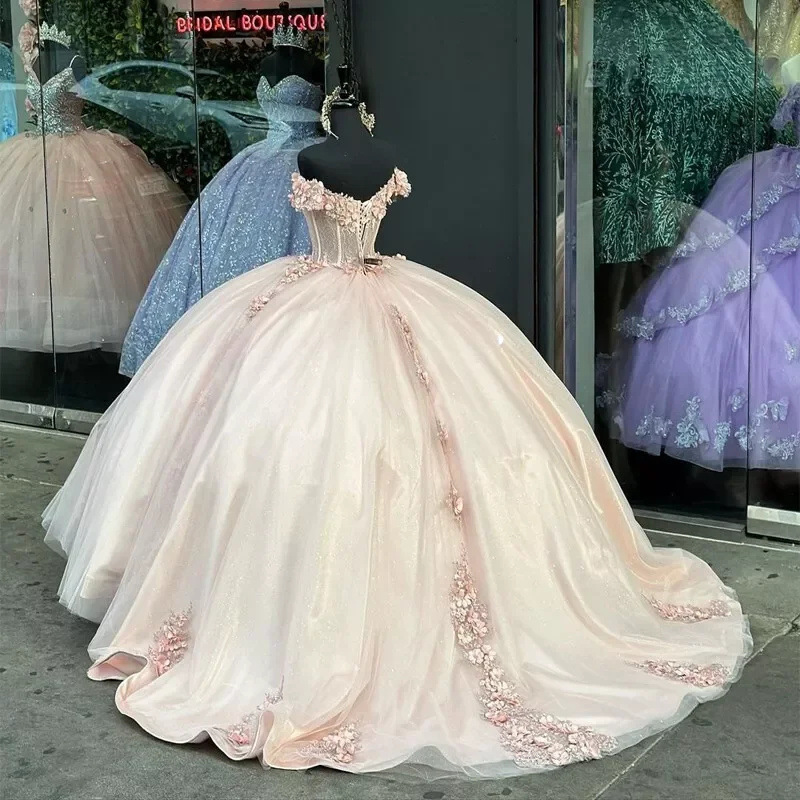Vestido de noche de boda de un hombro, vestido de princesa rosa claro, fiesta de cumpleaños de estilo occidental, falda de tutú, falda larga de gasa de red, temperamento, cola pequeña