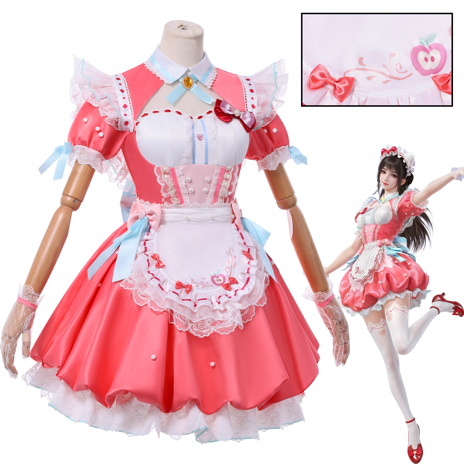 Hello Kitty Hu Tao Cosplay — Side View
