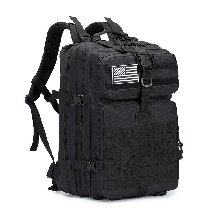 Assault Tactical Backpack Men's Hiking and Cycling Sports Large-Capacity Oxford Cloth Outdoor Mountaineering Bag with Camouflage Pattern