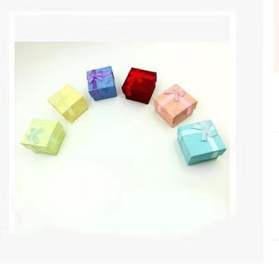 Caja de embalaje de joyería anillo pendientes colgante brazalete caja de joyería redonda roja caja de regalo