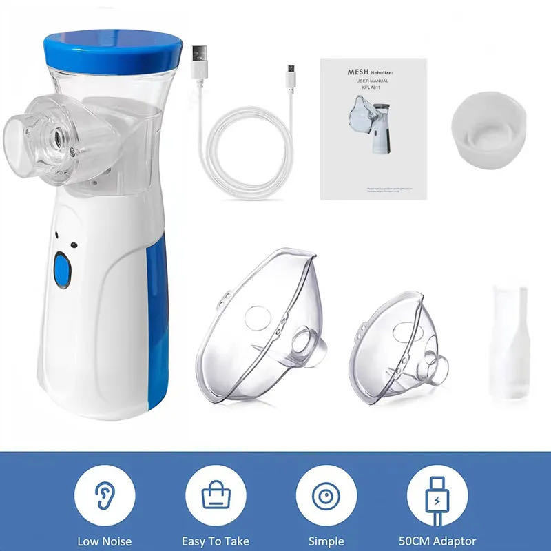 nebulizador de micromesa de mano nebulizador de niños nebulizador ultrasónico portátil doméstico de grado médico comercio exterior transfronterizo