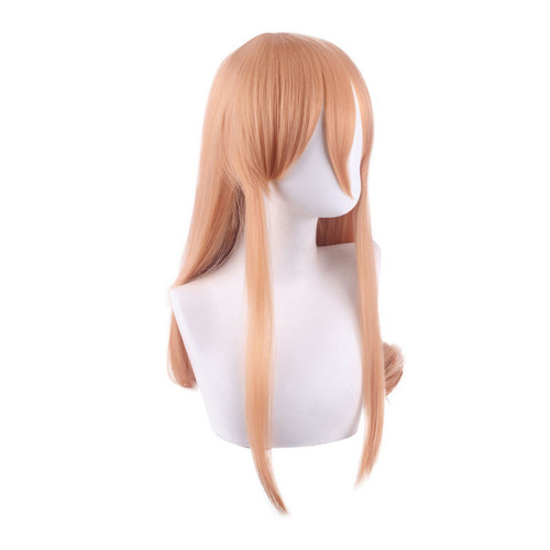 Cardamom Chainsaw Man Pava cosplay wig Chainsaw Man Pava orange pink no need to trim, two colors available
