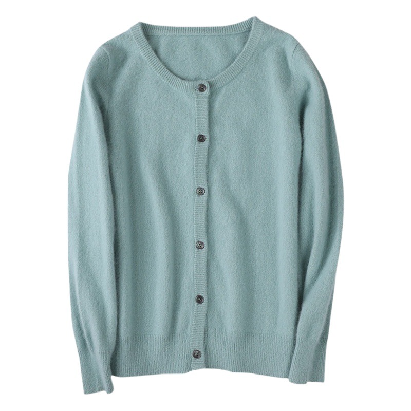 Stock women's mink velvet cardigan sweater coat new Korean women's sweater factory whole tail cashmere sweater