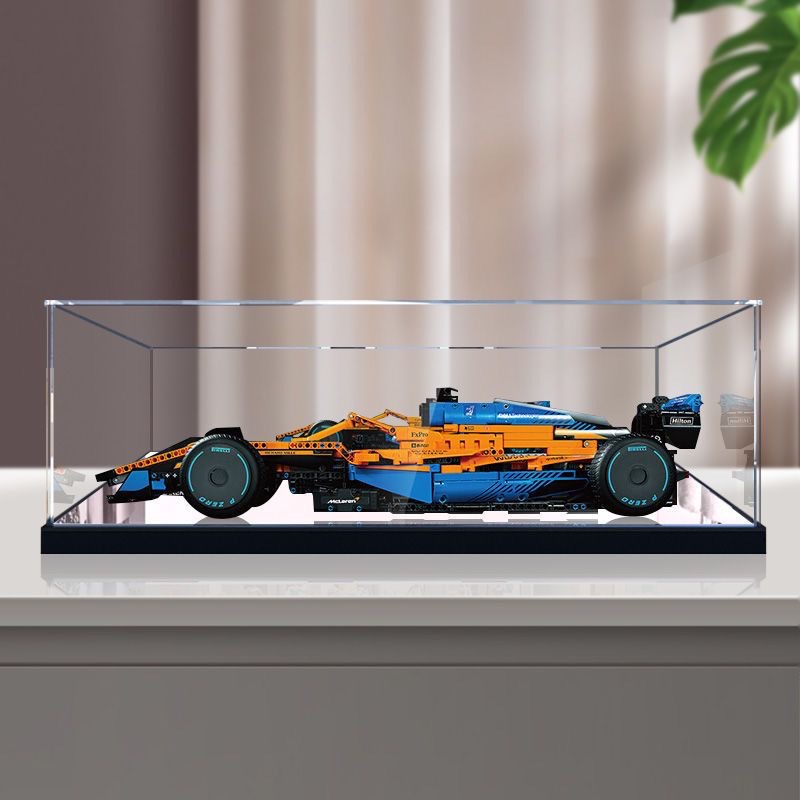 Suitable for Lego 42141 Mclaren F1 Racing Car Acrylic Display Box Transparent Dust Box Hand-Made Storage Box