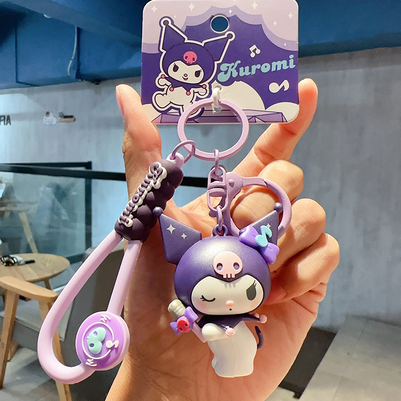 2026年新作正規品サンリオクロミぬいぐるみキーホルダー女性向け可愛いハローキティぬいぐるみカメラ小物