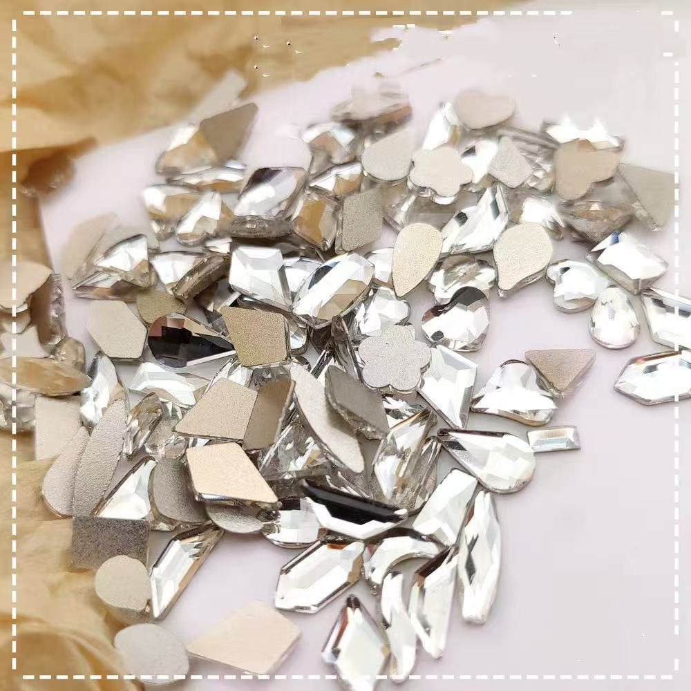 흰색 특대 사이즈 5-9mm 혼합